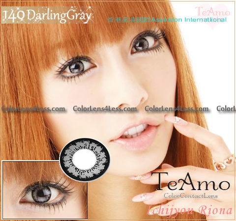 TeAmo Darling Grey Colored Contacts (PAIR)